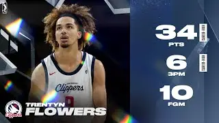 Trentyn Flowers Erupted For Career-High 34 PTS & 6 3PM Vs. Suns