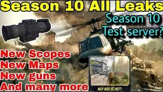 COD Mobile Season 10 All leaks | season 10 test server cod mobile | Pubg Special News| #DeviLSahiL