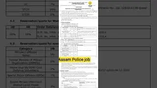 #AssamPolice #AssamPoliceJob #AssamJobAlert #GovtJobAssam #AssamPoliceRecruitment #AssamPoliceUpdate