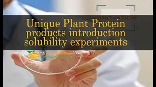 ETprotein products introduction and solubility test experiments