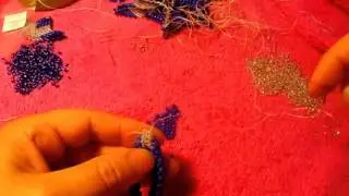 Peyote stits round earrings with wto colors love them like i do#3