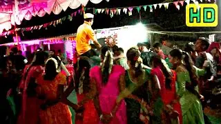 Aadiwasi Wending Girls and boys Dancing  At Village 'Borigaon Nagarpada,Aadiwasi  Radhu Bhai