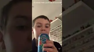 Trying berry Fanta