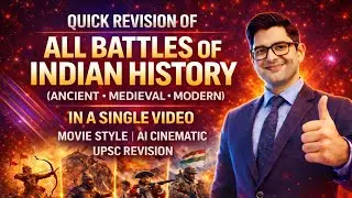Quick revision of all Battles of Indian History in One Video in Movie Style AI Cinematic UPSC/JKPSC.
