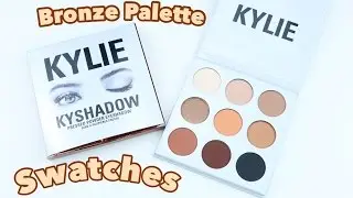 Kylie Cosmetics Bronze Kyshadow Palette | SWATCHES