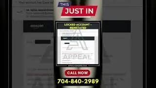 Suspended Amazon Locked Account Reinstated