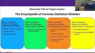 05. Common statistical mistakes in machine learning - Dr Minjae Woo