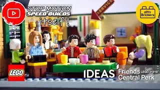 Lego Ideas 21319 F&bull;R&bull;I&bull;E&bull;N&bull;D&bull;S Central Perk Cafe - LEGO Stop Motion Speed Build