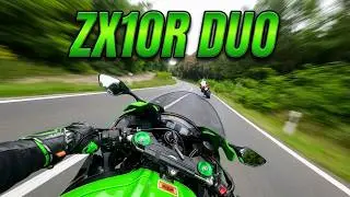 Two Kawasaki ZX10R on Road Ride