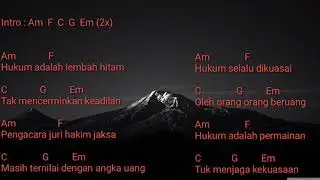 Marjinal - Hukum Rimba Lirik + Chord