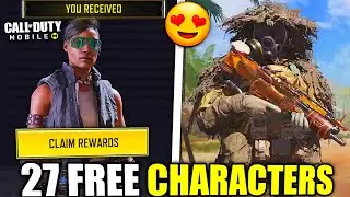 *NEW* How To Get 27 FREE Character Skins In Cod Mobile Season 1!