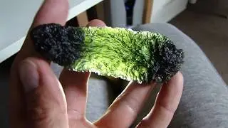 Huge MOLDAVITE for sale - 66 grams and drop shape! Czech Republic