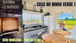Casa no Ninho Verde 1 a venda - 3 dorm(2suites) - prox ao clube - 11 9 8595 2822