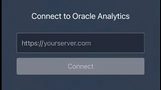 Connecting to Oracle Analytics Mobile