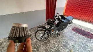 Nova pop 110ies 2025/26 com filtro esportivo Ficou chave! ( como colocar) 
