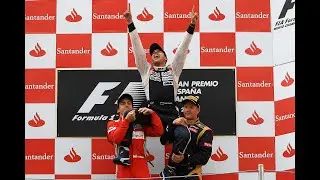 Последний заезд в F1 Race Stars (Хейкки Ковалайнен, Ромен Грожан, Пастор Мальдонадо и Камуи Кобаяси)