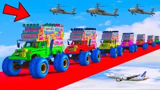 GTA-5 World's Highest 😲😳😱दुनिया का सबसे ऊंचा !! IMPOSSIBLE SUPER MEGA RAMP 😲😱 CHALLENGE !! INDIAN DJ