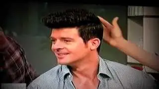 Robin Thicke Talks about Marriage, his Hair and Food!
