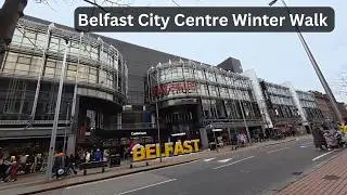 Belfast City Centre Winter Walk | Shoppers, Streets & City Life After Christmas