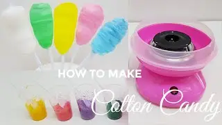 How to make Cotton Candy at Home || Tasty flavored Cotton Candy || Home made Cotton Candy