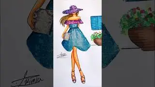 Easy fashion illustration Idea #fashionillustration