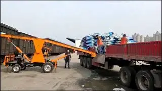 Custom conveyors,Container loading conveyor, parcel conveyor#Double-wing Conveyor#Loading Conveyor
