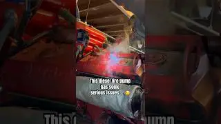 This diesel fire pump has some serious issues. #shorts