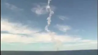 USS NEVADA Trident Missile Launch