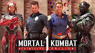 Mortal Kombat 1 Definitive Edition - All Characters Test Your Might (4K 60FPS)