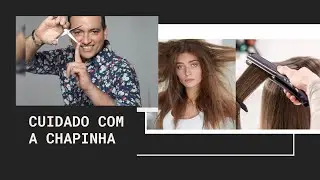 Cuidados para n&atilde;o quebrar cabelo com a Chapinha