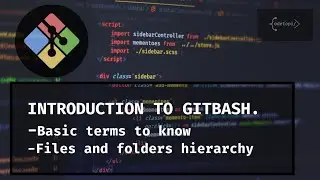 Introduction to gitbash | Manipulating files and folders #02