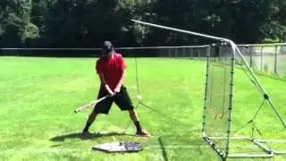 Koya demonstrating the Swing-Away