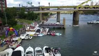 2017 Pittsburgh Regatta from the sky