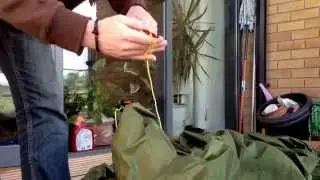 Lavvu / tent rope / line handling when packing for easy storage and avoid tangling #Helsport #Lavvo
