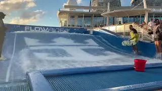 Flow Rider Best of the Best Competition on Royal Caribbean Harmony of the Seas