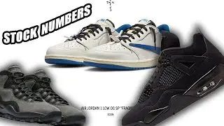 Информация о запасах и обновления для Black Cat Jordan 4, Travis Scott Fragment Jordan 1 и других...