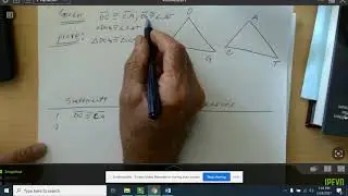 Basic Triangle Proofs (All Info Given)