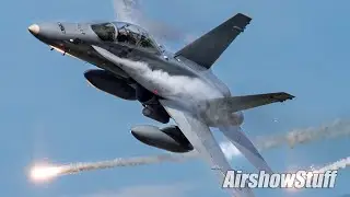 Malaysian F-18D Hornet Demo - LIMA 2025