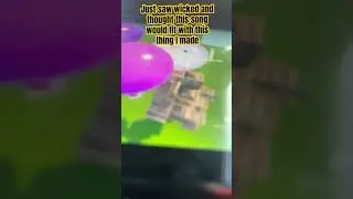 Just saw wicked and thought this song would fit with this thing I made #wicked #fortnite #cool