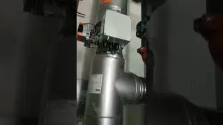Running flues on commercial boilers.  #hvac #construction #boiler #heatingandcooling #smallbusiness