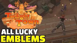 Kingdom Hearts 3 | ALL Lucky Emblems Location Guide | Twilight Town