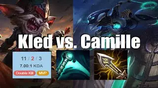 Kled vs. Camille matchup (FACECAM stream highlight) - Soulmario