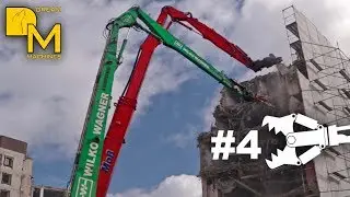 HITACHI ZAXIS 870 XXL + LIEBHERR R 954C LONGFRONT BAGGER ABBRUCH DEUTSCHLANDHAUS HAMBURG #4