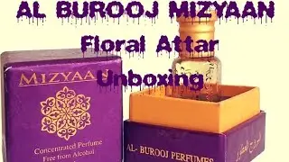 AL BUROOJ MIZYAAN Floral Attar Unboxing || ordered from #Flipkart