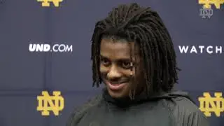 @NDFootball | Tony Jones Jr. Spring Practice Interview (2019)