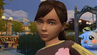 my evil sims child's only friend is her stuffed bear...