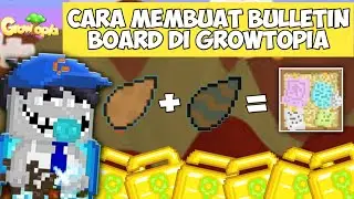 Cara Membuat Bulletin Board Di Growtopia | Growtopia