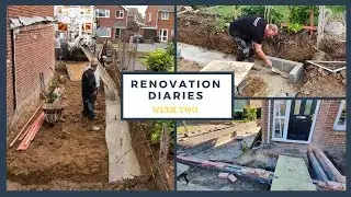 Foundations Going In! - House Extension Vlog Week 2