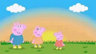 Peppa and Family Enjoy a Peaceful Sunset Walk Together in the Open Field 😂🌅 | Funny Peppa Story