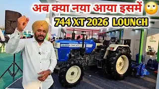 अब नए अवतार मे स्वराज ट्रैक्टर / 2026 744 XT 4wd Price/ Swaraj 744 xt 5 star new model 2026 